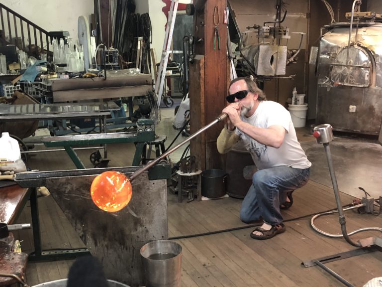 Judson Guerard Blowing Glass